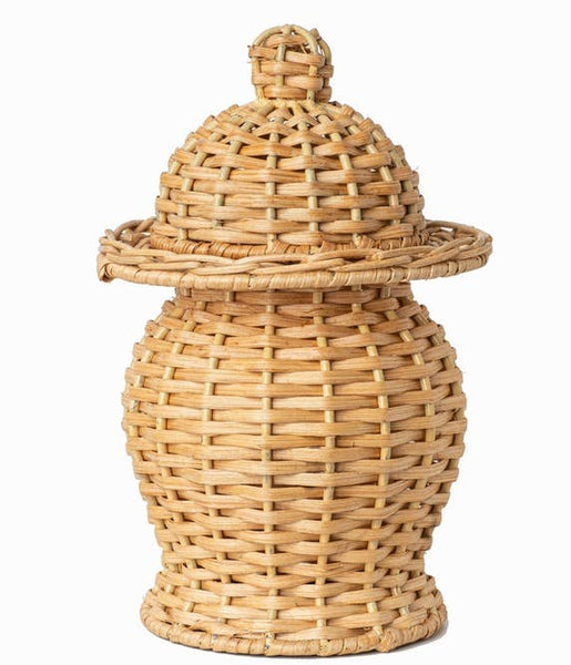 Wicker Ginger Jar - Extra Small
