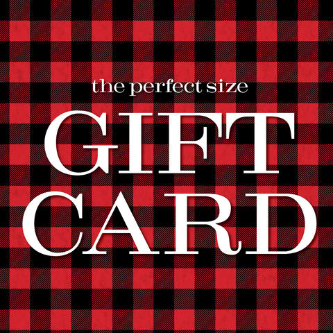 The Perfect Size Gift Card